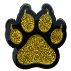 Cat Paw Print Gold Ball Marker & Hat Clip by ReadyGOLF