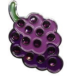 Grapes Ball Marker & Hat Clip with Crystals by ReadyGOLF