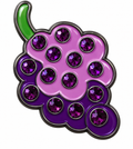 Grapes Ball Marker & Hat Clip with Crystals by ReadyGOLF