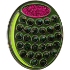 Martini Olive Crystal Ball Marker & Hat Clip by ReadyGOLF