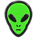 Green Alien Ball Marker & Hat Clip by ReadyGOLF