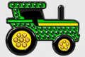 Green Tractor Crystal Ball Marker & Hat Clip by ReadyGOLF