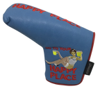 Happy Place Embroidered Putter Cover - Blade by ReadyGOLF