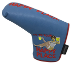 Happy Place Embroidered Putter Cover - Blade by ReadyGOLF