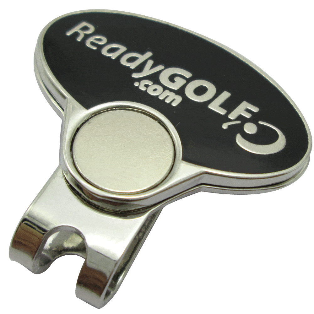 Red Wine Crystal Ball Marker & Hat Clip by ReadyGOLF