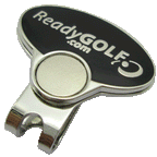 Beach Ball Ball Marker & Hat Clip with Crystals by ReadyGOLF