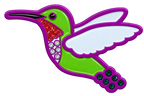 Hummingbird Crystal Ball Marker & Hat Clip by ReadyGOLF
