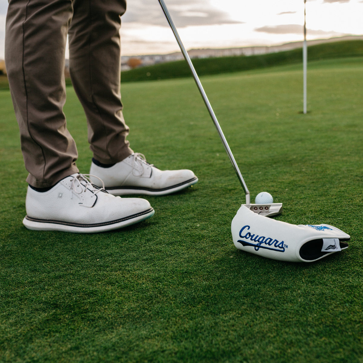Letterman Golf Power Y BYU Blade Putter Cover