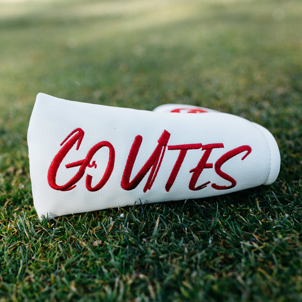 Letterman Golf Ute Pride University of Utah Blade Putter Cover
