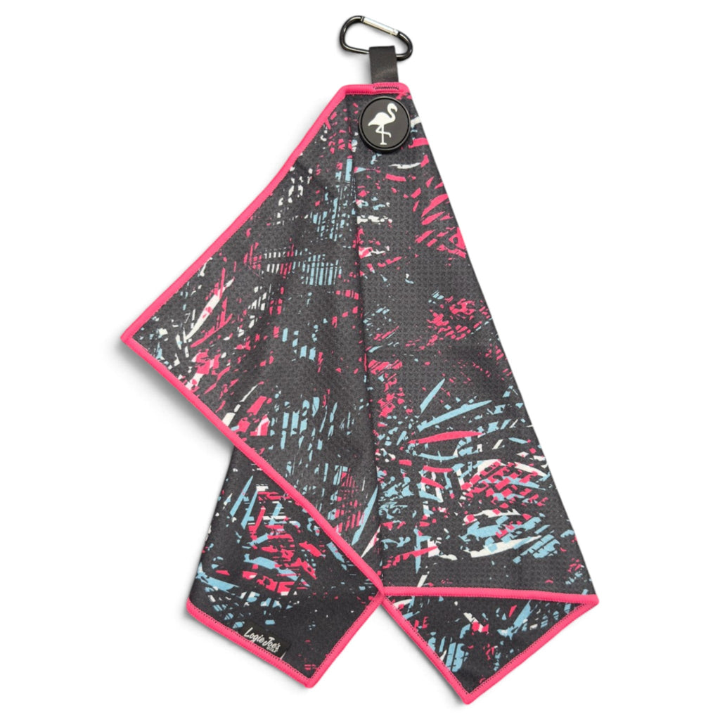 Logie Joe's Golf Shadow Palms Magnetic Golf Towel
