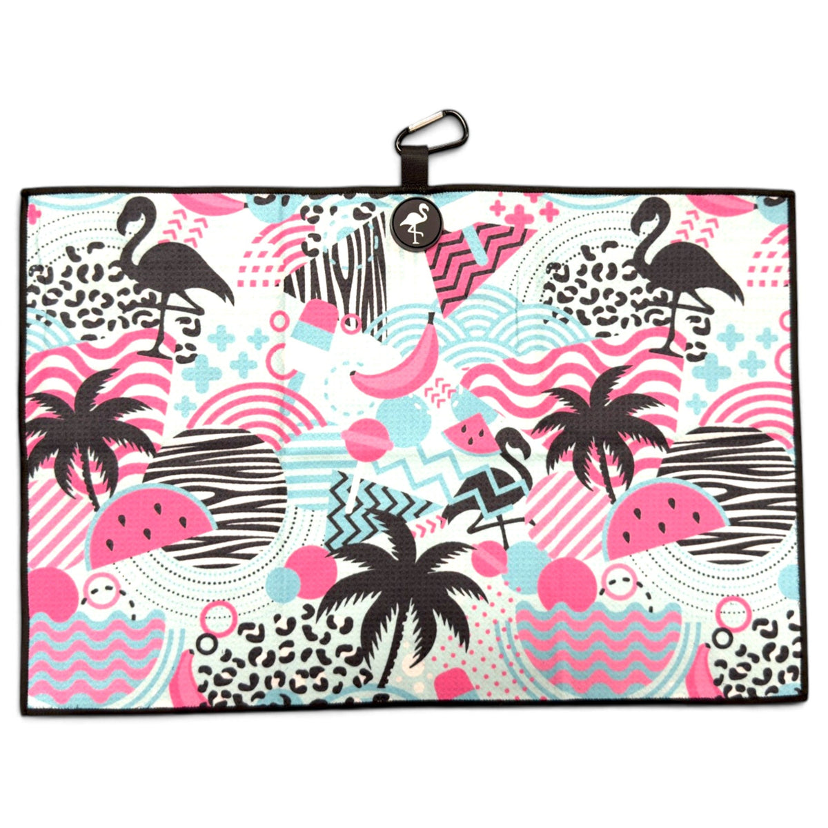 Logie Joe's Golf Exotic Flock Magnetic Golf Towel
