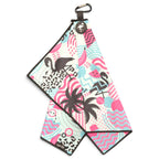 Logie Joe's Golf Exotic Flock Magnetic Golf Towel