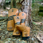 Blue Ridge Golf Co. Classic Edition – Walnut Brown / Midnight Black Golf Headcovers