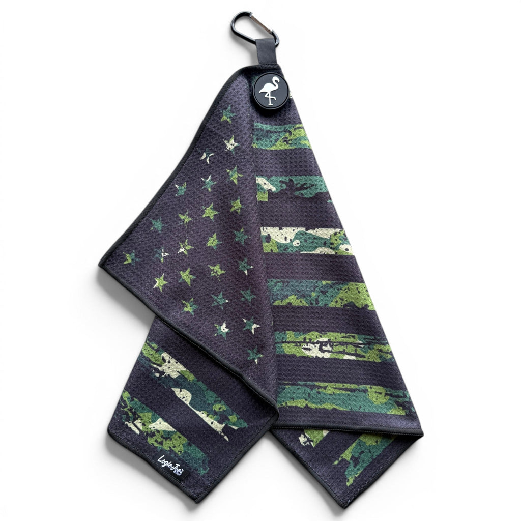 Logie Joe's Golf Tactical Magnetic Golf Towel