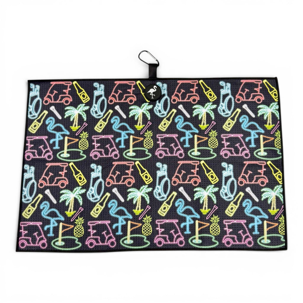 Logie Joe's Golf Miami Slice Magnetic Golf Towel