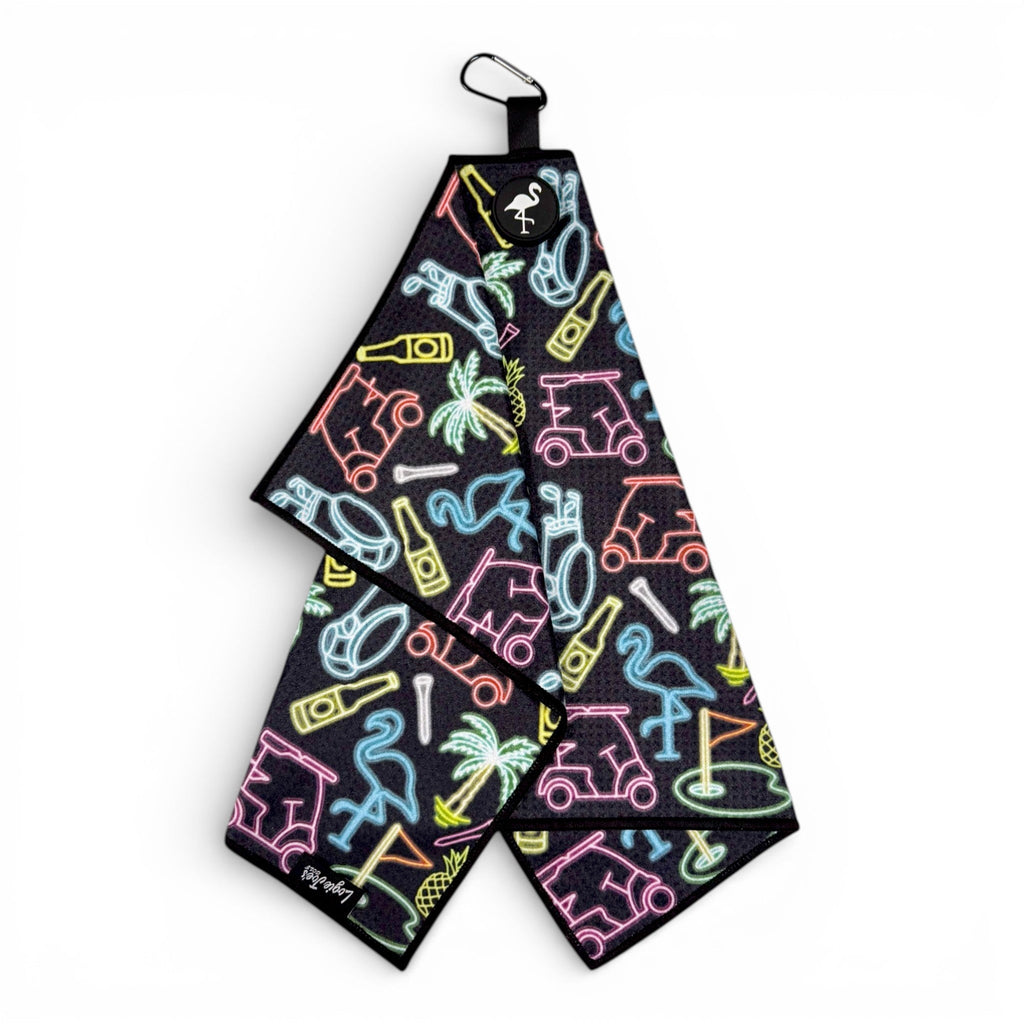 Logie Joe's Golf Miami Slice Magnetic Golf Towel