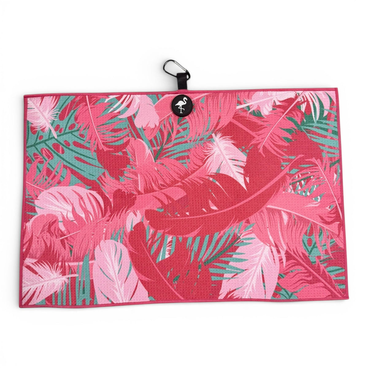 Logie Joe's Golf Pink Tropical Magnetic Golf Towel