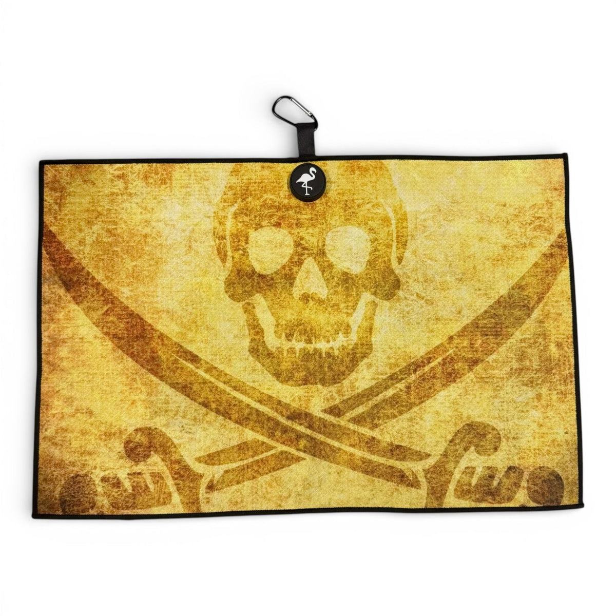 Logie Joe's Golf Pirate Skull Magnetic Golf Towel