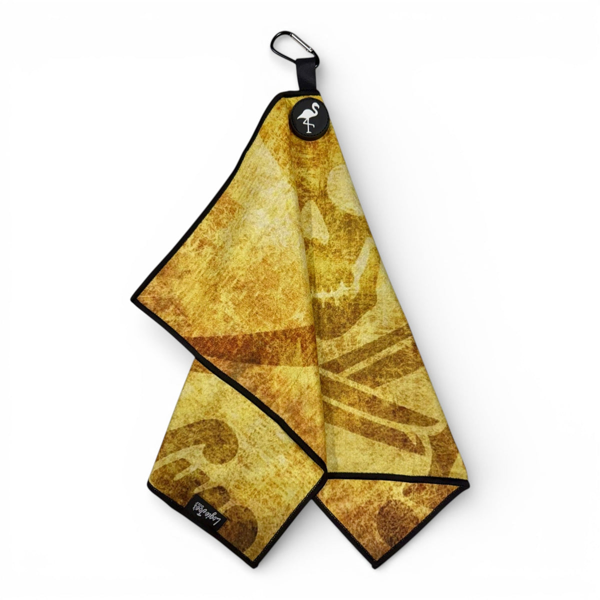 Logie Joe's Golf Pirate Skull Magnetic Golf Towel