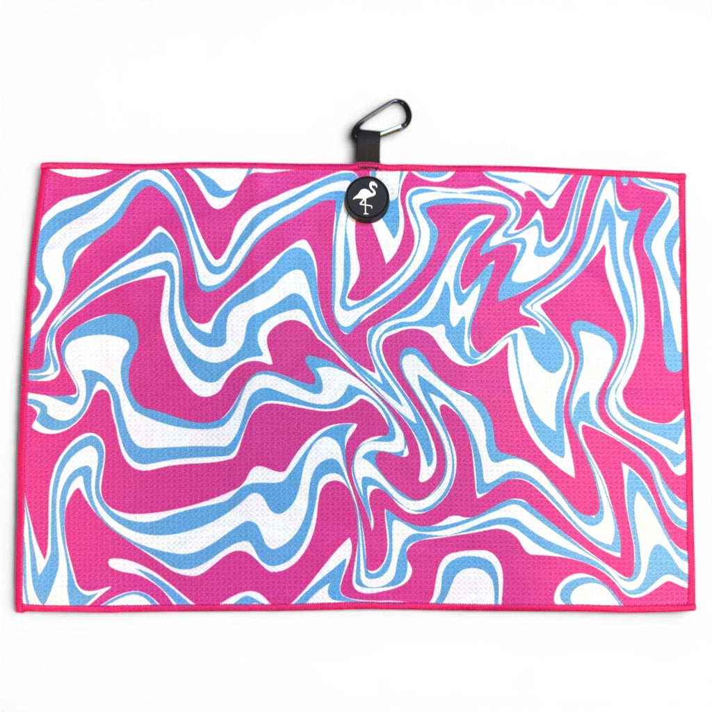 Logie Joe's Golf Psychedelic Splash Magnetic Golf Towel