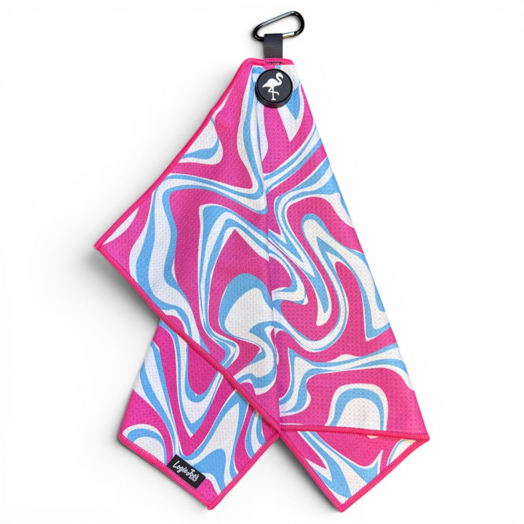 Logie Joe's Golf Psychedelic Splash Magnetic Golf Towel