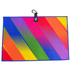 Logie Joe's Golf Retro Rainbow Rush Magnetic Golf Towel