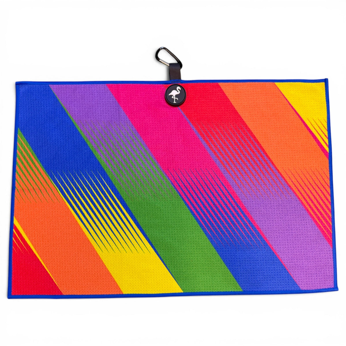 Logie Joe's Golf Retro Rainbow Rush Magnetic Golf Towel