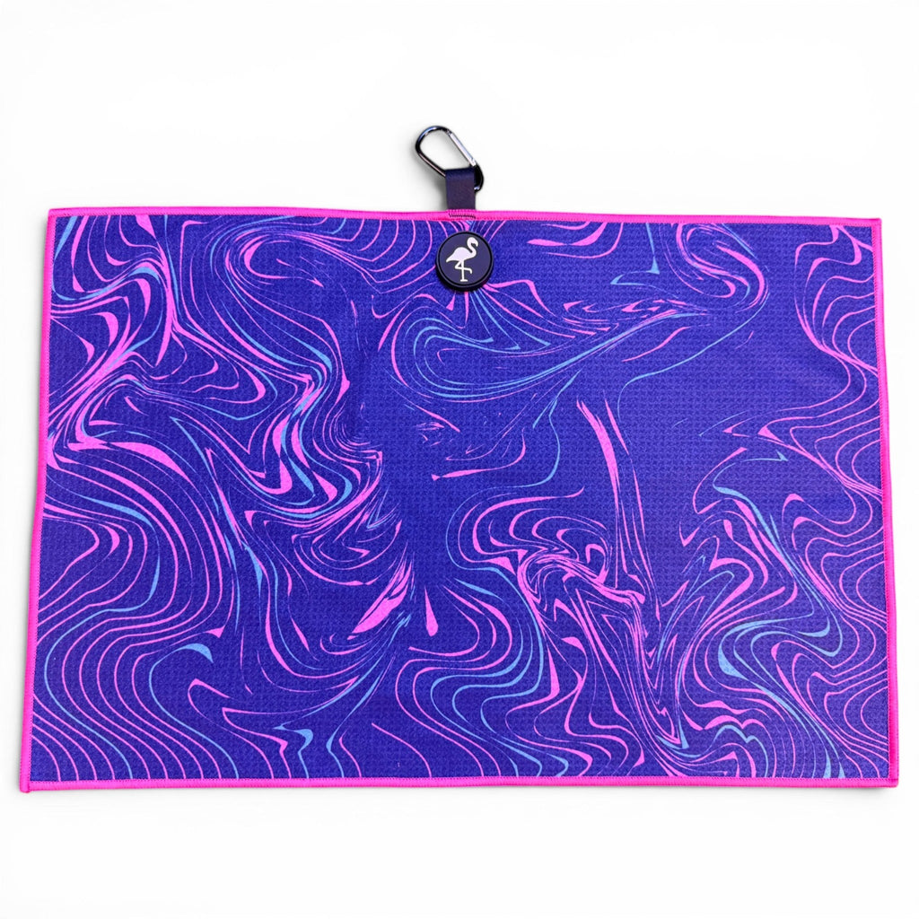 Logie Joe's Golf Midnight Melt Magnetic Golf Towel