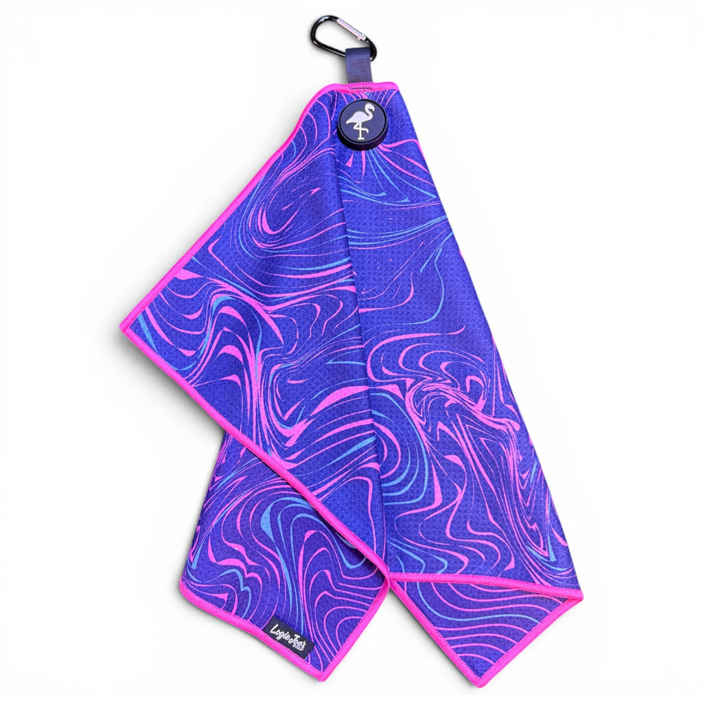 Logie Joe's Golf Midnight Melt Magnetic Golf Towel