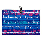 Logie Joe's Golf Miami Frequency Magnetic Golf Towel