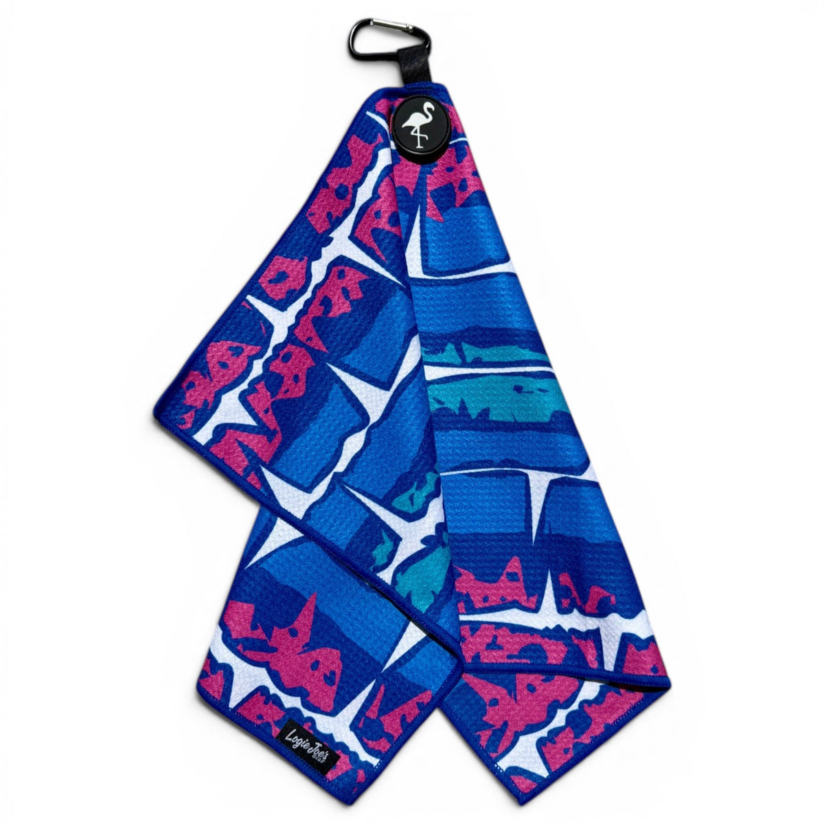 Logie Joe's Golf Miami Frequency Magnetic Golf Towel