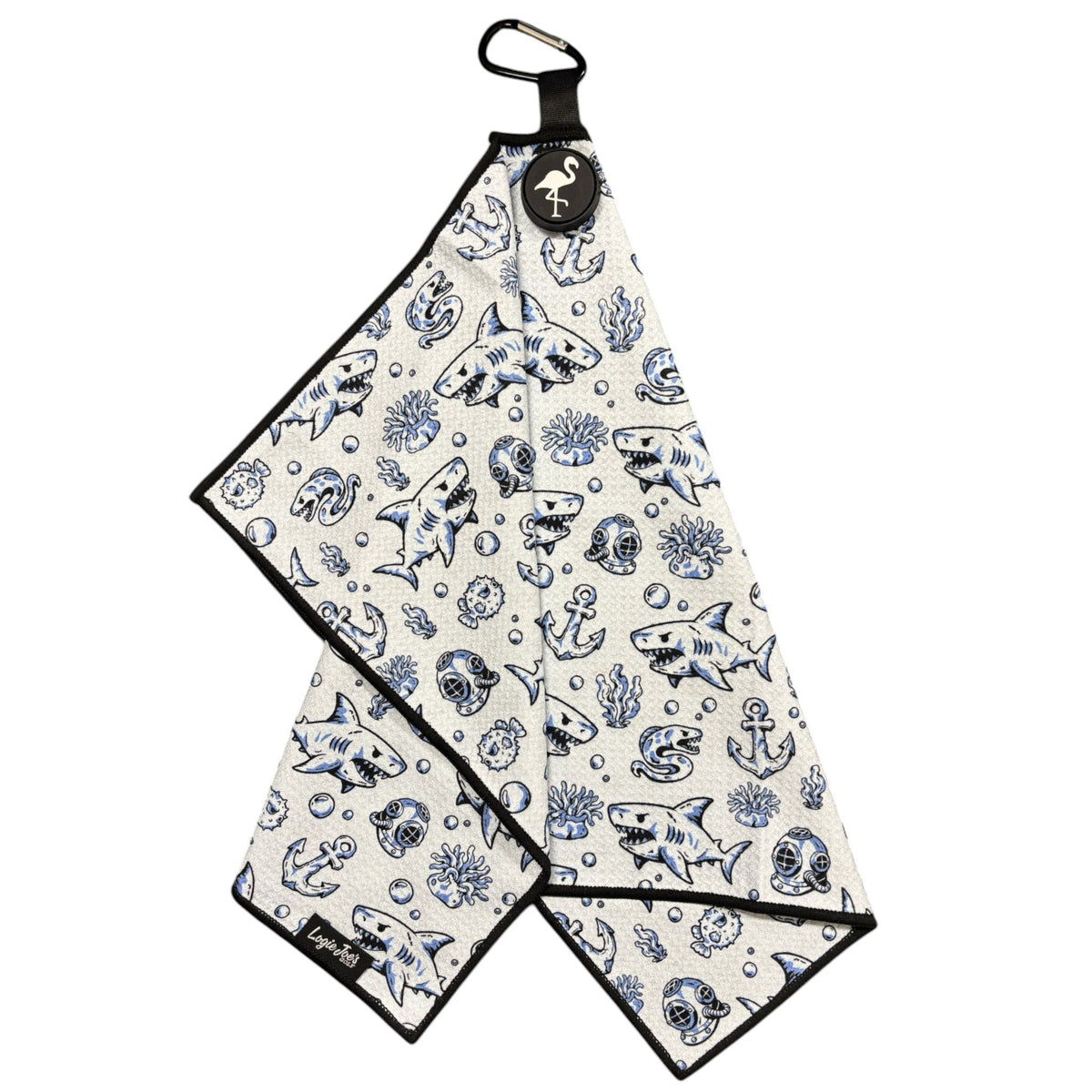 Logie Joe's Golf Under the Sea Magnetic Golf Towel