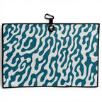 Logie Joe's Golf Coral Bloom Magnetic Golf Towel