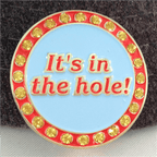 "It's in the Hole" Crystal Ball Marker & Hat Clip by ReadyGOLF