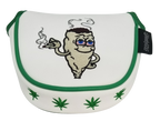 Marijuana Joint Embroidered Putter Cover - Mallet by ReadyGOLF