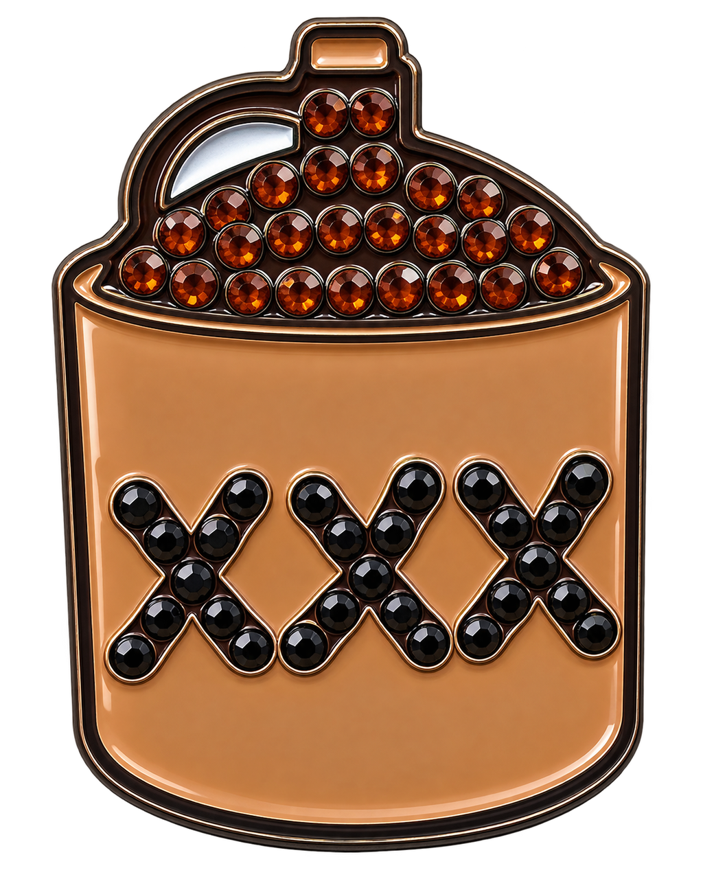 Moonshine Jug XXX Crystal Ball Marker & Hat Clip by ReadyGOLF