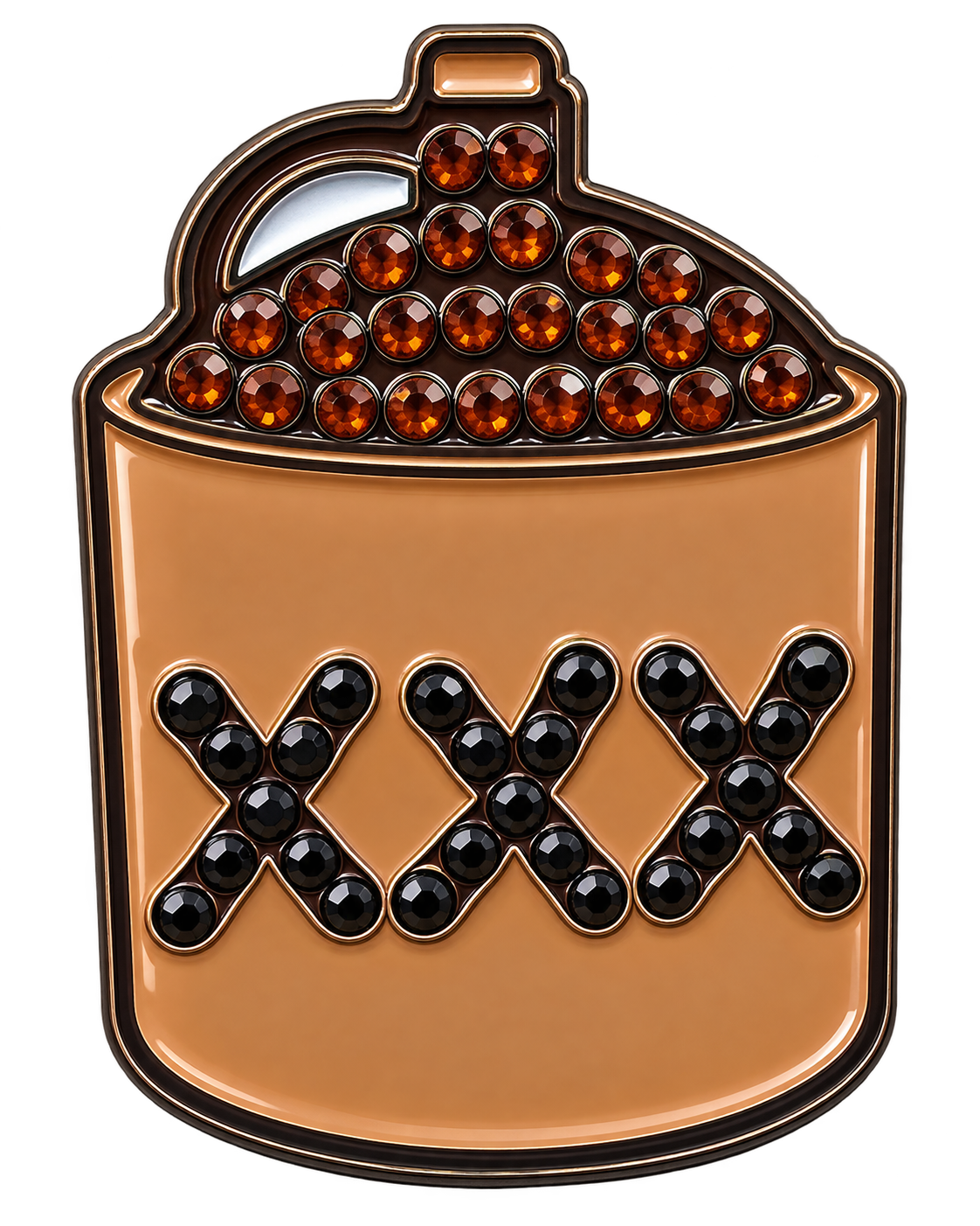 Moonshine Jug XXX Crystal Ball Marker & Hat Clip by ReadyGOLF