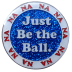 Just Be The Ball Golf Ball Marker & Hat Clip by ReadyGOLF