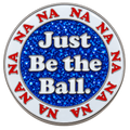Just Be The Ball Golf Ball Marker & Hat Clip by ReadyGOLF