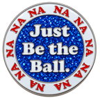 Just Be The Ball Golf Ball Marker & Hat Clip by ReadyGOLF