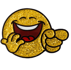 LOL Smiley Face Glitter Ball Marker & Hat Clip by ReadyGOLF