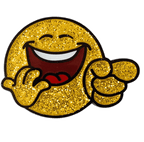 LOL Smiley Face Glitter Ball Marker & Hat Clip by ReadyGOLF