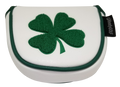 Lucky Clover Embroidered Putter Cover by ReadyGOLF - Mallet