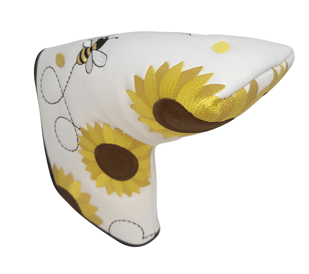 Let It Bee Embroidered Blade Putter Cover by ReadyGOLF