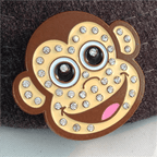 Monkey Crystal Ball Marker & Hat Clip by ReadyGOLF