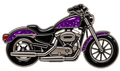 Motorcycle Ball Marker & Hat Clip with Glitter by ReadyGOLF