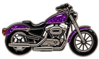 Motorcycle Ball Marker & Hat Clip with Glitter by ReadyGOLF