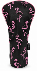 Neon Flamingo Embroidered Headcover by ReadyGOLF - Driver