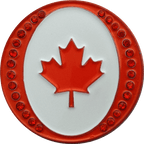 Oh Canada Crystal Ball Marker & Hat Clip | ReadyGOLF