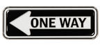 One Way Sign Ball Marker & Hat Clip by ReadyGOLF